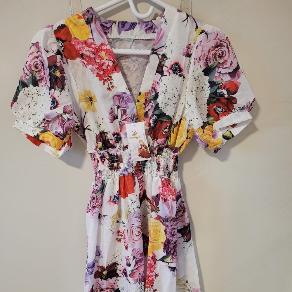 NWT Flower Maxi Dress